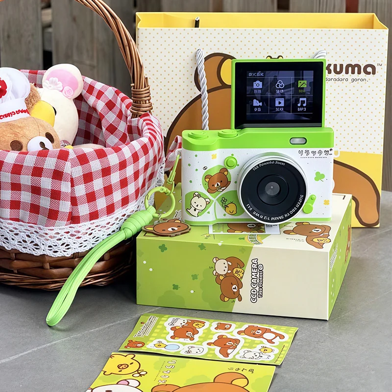 Rilakkuma Ccd Camera Digital Camera 180 Degree Rotating Flip Screen 16X Powerful Zoom Portable Cute For Women Couples Ideal Gift
Rilakkuma Ccd Camera Digital Camera 180 Degree Rotating Flip Screen 16X Powerful Zoom Portable Cute For Women Couples Ideal Gift