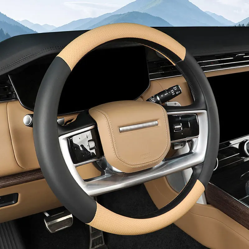 Leather Steering Wheel Cover For Land Rover Range Rover Vogue L460 2023 2024 2025 2026 Sticker Accessories
Leather Steering Wheel Cover For Land Rover Range Rover Vogue L460 2023 2024 2025 2026 Sticker Accessories