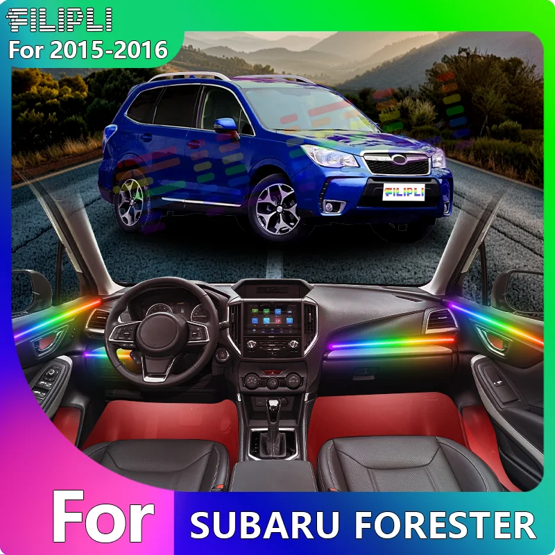 FILIPLI For The SUBARU FORESTER For 2016 Music Sync Dynamic Atmosphere Light By App Control Sound Activated 64 RGB Colour Light
FILIPLI For The SUBARU FORESTER For 2016 Music Sync Dynamic Atmosphere Light By App Control Sound Activated 64 RGB Colour Light