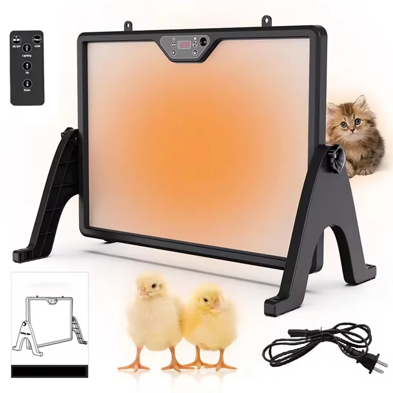 AA19 Регулируемая высота и угол для пластины брудера на 30 цыплят, дистанционный контроль температуры для нагревательного коврика для цыплят с аксессуарами США
AA19 Регулируемая высота и угол для пластины брудера на 30 цыплят, дистанционный контроль температуры для нагревательного коврика для цыплят с аксессуарами США