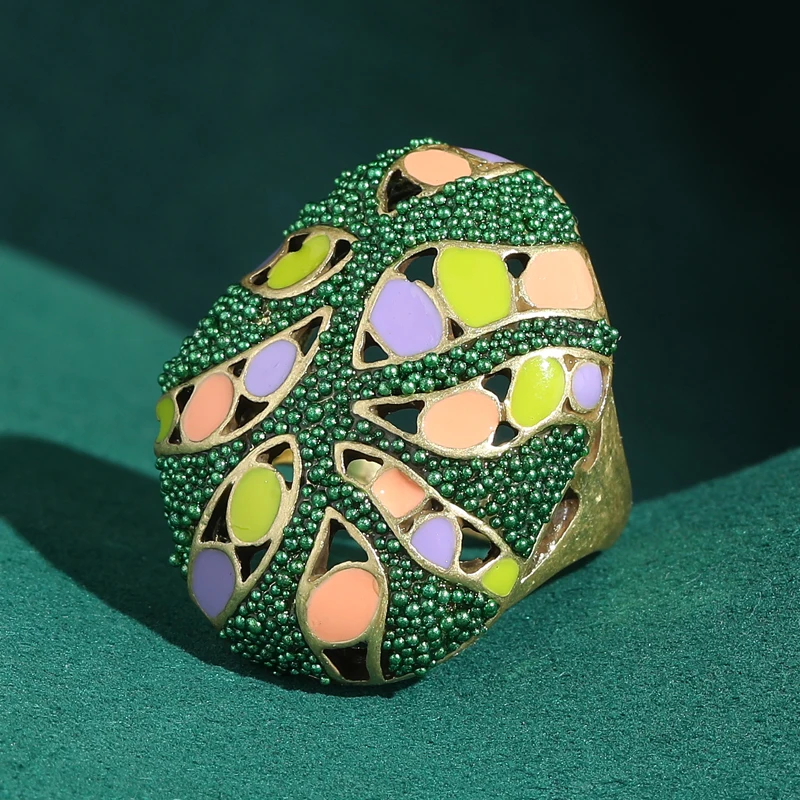 Vintage Hollow Green Beads Rings Gold Color Adjustable Trends 2026 Accessories Women Finger Jewelry High Quality Brand Gift
Vintage Hollow Green Beads Rings Gold Color Adjustable Trends 2026 Accessories Women Finger Jewelry High Quality Brand Gift