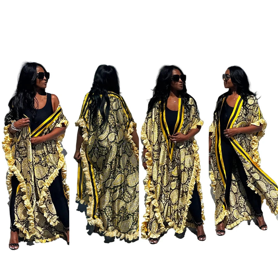 2025 Summer Fashion Boho Printed Costa Maya Kimonos For Women Plus Size African Lady Beach Bikini long Cardigans Muslim Outfits
2025 Summer Fashion Boho Printed Costa Maya Kimonos For Women Plus Size African Lady Beach Bikini long Cardigans Muslim Outfits