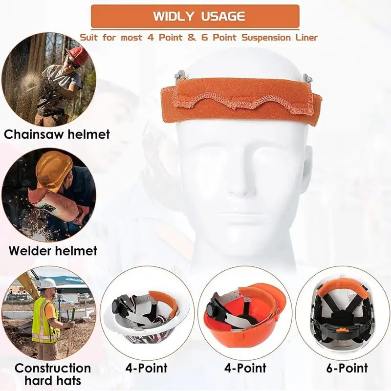 2Pcs Hard Hat Sweatband Replacement Safety Helmet Liner Pad Fire Resistant Sweat Absorbing Band for Construction Work
2Pcs Hard Hat Sweatband Replacement Safety Helmet Liner Pad Fire Resistant Sweat Absorbing Band for Construction Work