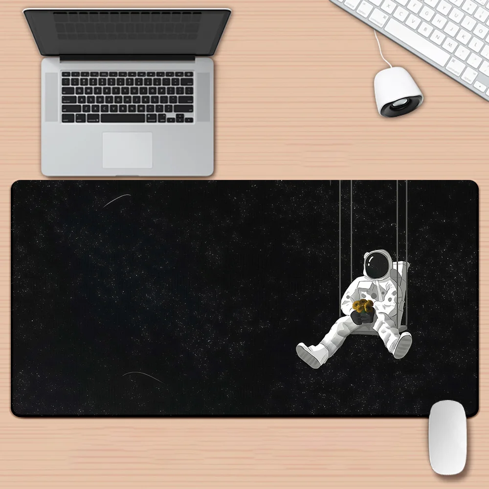 The astronaut swing mouse pad is made of rubber, anti-slip and washable. It is a computer game accessory suitable for home use
The astronaut swing mouse pad is made of rubber, anti-slip and washable. It is a computer game accessory suitable for home use