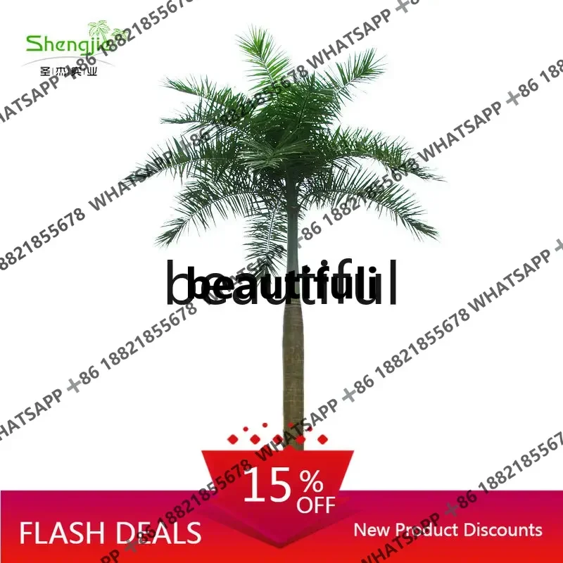zJ Coconut trees, large indoor and outdoor tropical decoration, artificial flame retardant coconut tree street landscaping
zJ Coconut trees, large indoor and outdoor tropical decoration, artificial flame retardant coconut tree street landscaping