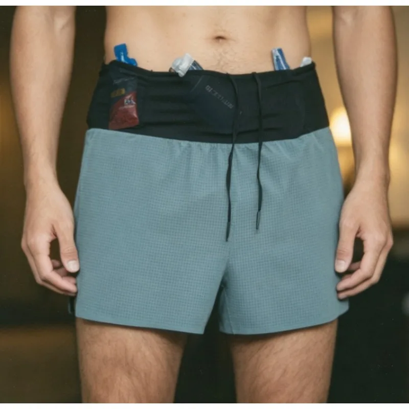 Men's False Two Piece Running Shorts Damness Wicking with Cellphone Pocket for Cross Country Race and Trail Hiking
Men's False Two Piece Running Shorts Damness Wicking with Cellphone Pocket for Cross Country Race and Trail Hiking