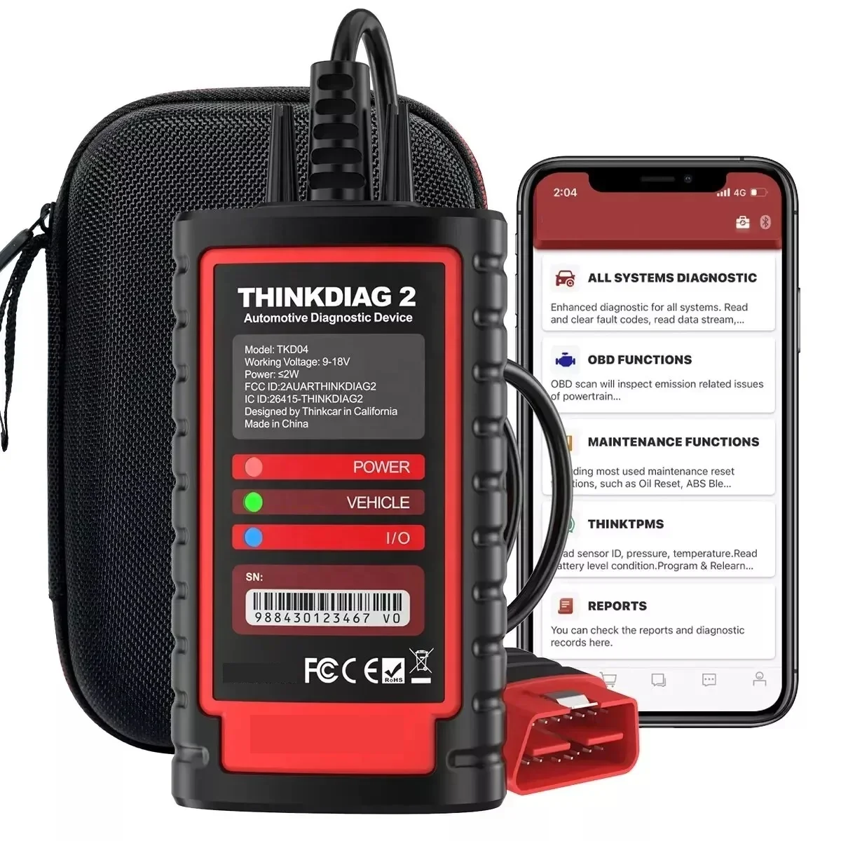 Лидер продаж OBD2 сканер Thinkdiag 2, диагностический сканер, инструменты для авторемонта, сканер, авто
Лидер продаж OBD2 сканер Thinkdiag 2, диагностический сканер, инструменты для авторемонта, сканер, авто