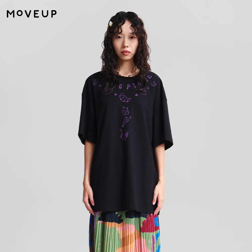 MOVEUP Short-Sleeve Printed T-Shirt 2026 Spring New Round Neck Fun Cartoon Letter Animal Casual Loose Women Tees 3ELC10507
MOVEUP Short-Sleeve Printed T-Shirt 2026 Spring New Round Neck Fun Cartoon Letter Animal Casual Loose Women Tees 3ELC10507