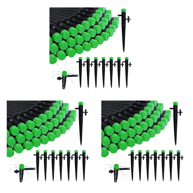 ABFS 180 Pieces 360 Degree Adjustable Irrigation Drippers With Barbed Connector For 4/7 MM Tube, Water Flow Irrigation System
ABFS 180 Pieces 360 Degree Adjustable Irrigation Drippers With Barbed Connector For 4/7 MM Tube, Water Flow Irrigation System