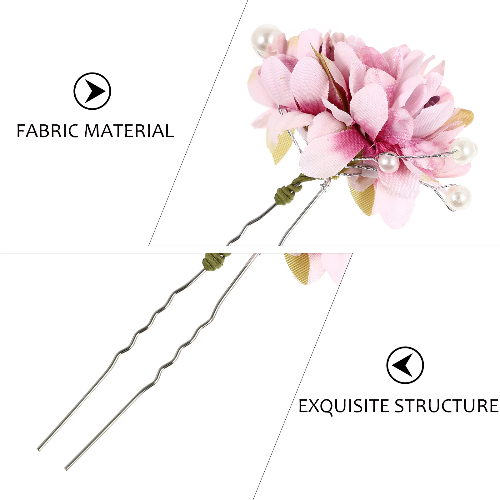 3 Pcs Fabric Hairpin U shaped Bridal Clips Women Floral Flowers Beautiful Durable H made Wedding Birthday Anniversary
3 Pcs Fabric Hairpin U shaped Bridal Clips Women Floral Flowers Beautiful Durable H made Wedding Birthday Anniversary