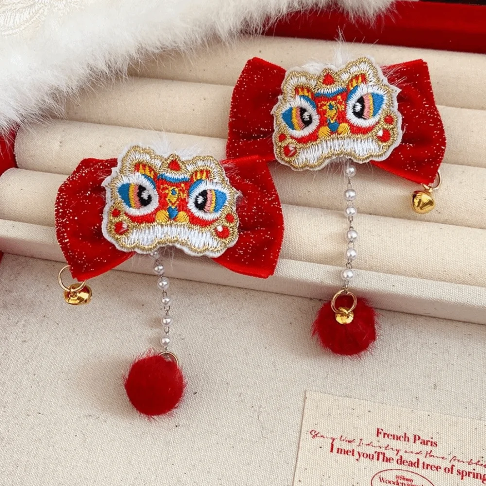 Lion Dance Chinese Tassel Bow Hairpin Tassels Cloth Japanese Kimono Headwear Plush Red Balls Girl Hair Accessories
Lion Dance Chinese Tassel Bow Hairpin Tassels Cloth Japanese Kimono Headwear Plush Red Balls Girl Hair Accessories