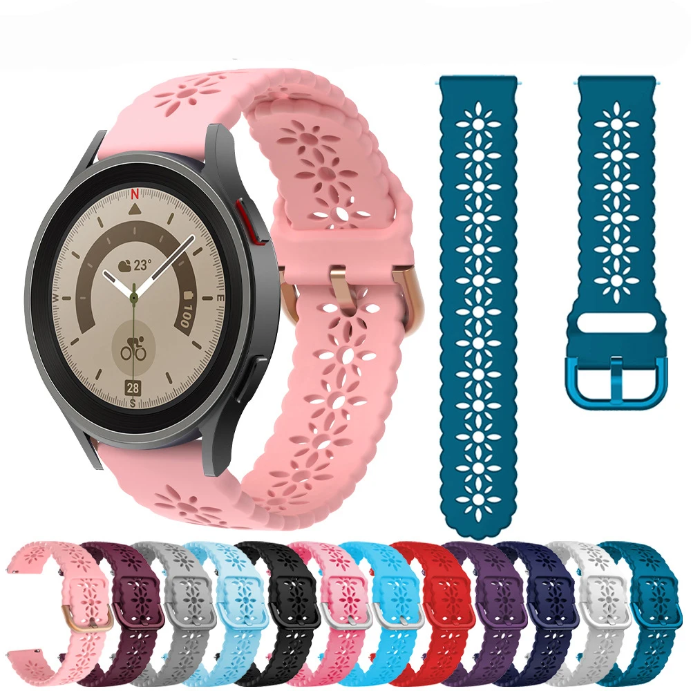 Lace Silicone Sport Strap For Samsung Galaxy watch 4 /Galaxy Watch 5/5pro Lace Hollow Silicone Watchband luminous Effect pink
Lace Silicone Sport Strap For Samsung Galaxy watch 4 /Galaxy Watch 5/5pro Lace Hollow Silicone Watchband luminous Effect pink