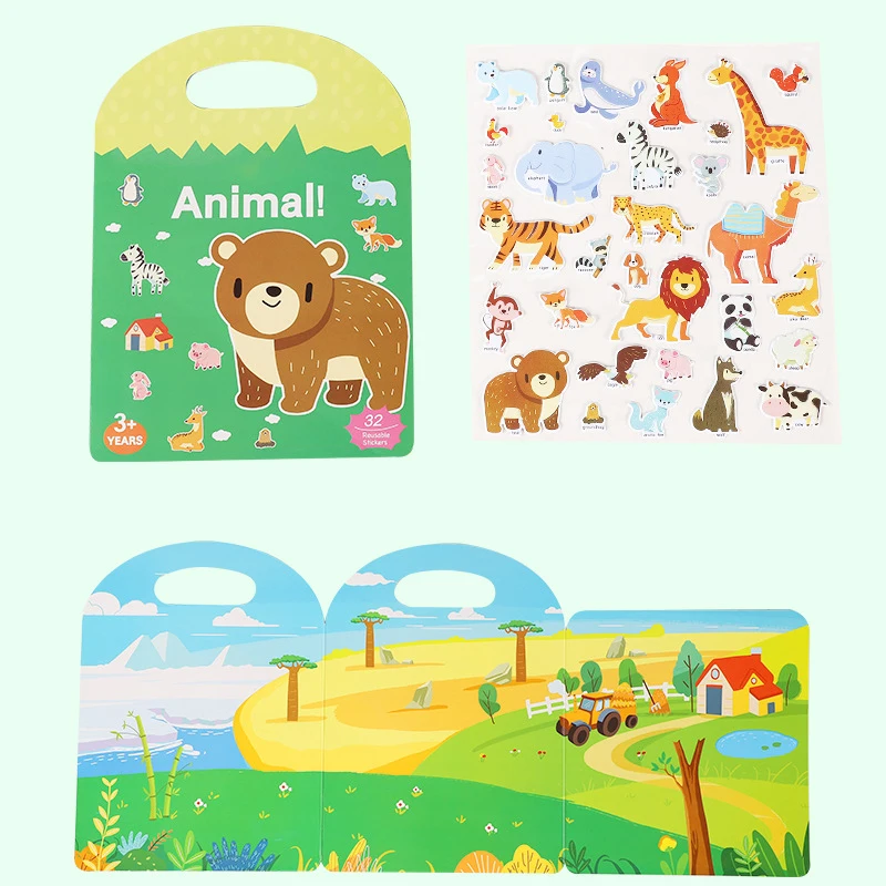 Kids Handheld Bubble Stickers Scene DIY Crafts Creative Play Sticker Book of Collections Learning Cognition Toy Gifts
Kids Handheld Bubble Stickers Scene DIY Crafts Creative Play Sticker Book of Collections Learning Cognition Toy Gifts