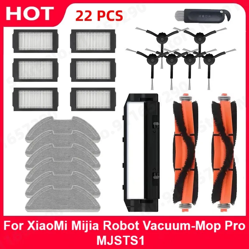 Main/Side Brush Hepa Filter Mop Cloth Parts For XiaoMi Mijia Robot Vacuum-Mop Pro / 2 Pro / MJSTS1 Vacuum Cleaner Accessories
Main/Side Brush Hepa Filter Mop Cloth Parts For XiaoMi Mijia Robot Vacuum-Mop Pro / 2 Pro / MJSTS1 Vacuum Cleaner Accessories