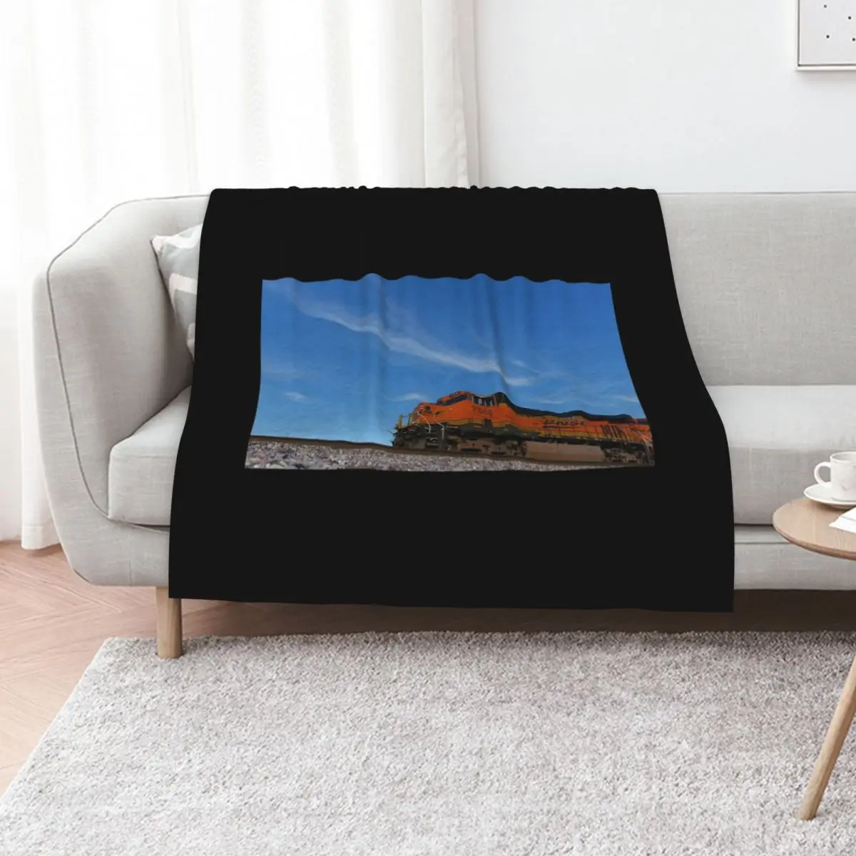 BNSF #7558 GE ES44DC Locomotive Leading 6K Throw Blanket Faux Fur Soft Warm Blanket for Bed
BNSF #7558 GE ES44DC Locomotive Leading 6K Throw Blanket Faux Fur Soft Warm Blanket for Bed