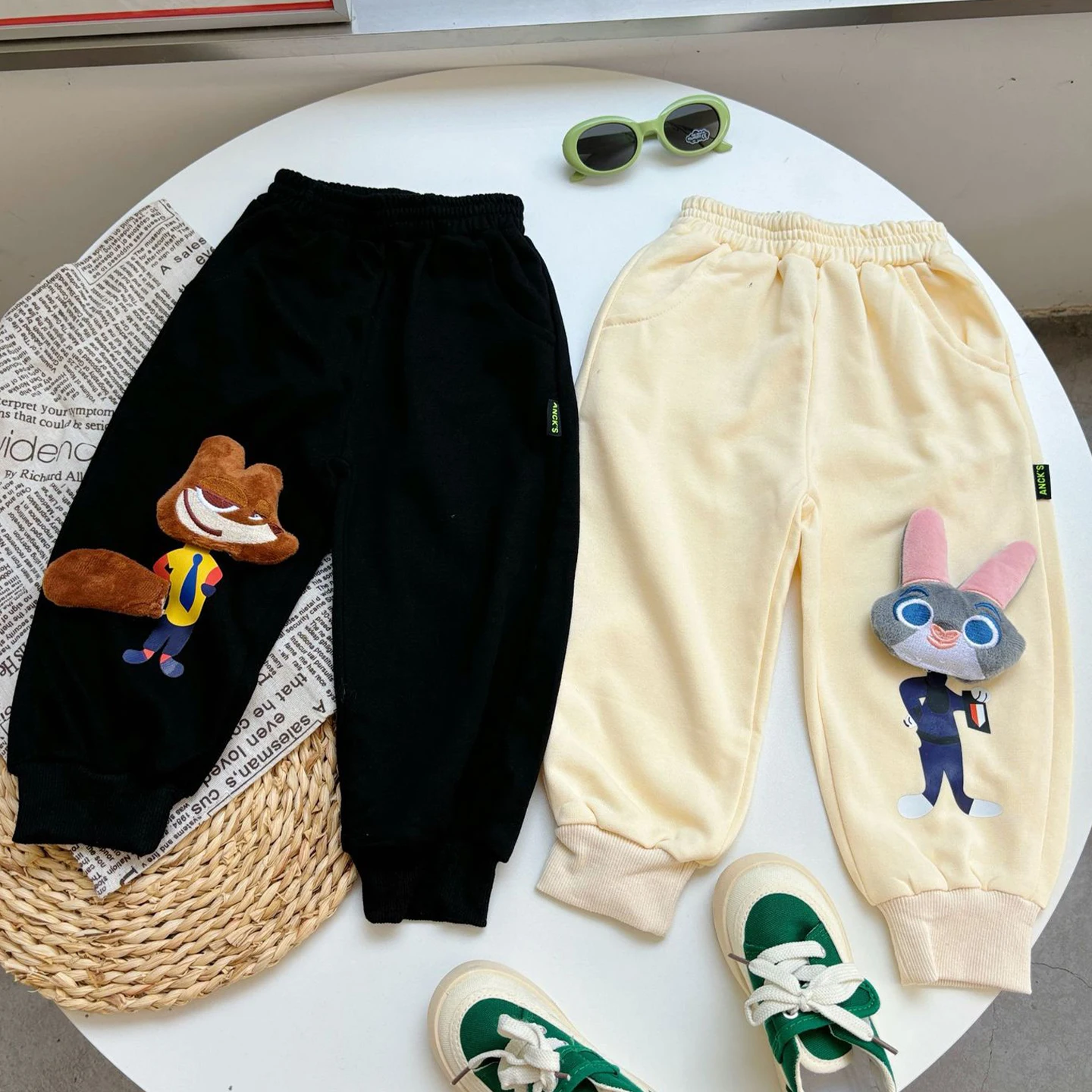 Children Casual Pants Spring Autumn New Judy Hopps Cute Cartoon Character Girls' Trousers Boys' Pockets Elastic Waist Pants
Children Casual Pants Spring Autumn New Judy Hopps Cute Cartoon Character Girls' Trousers Boys' Pockets Elastic Waist Pants