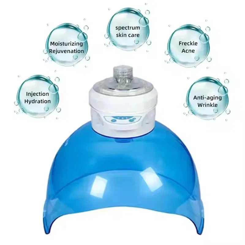 LED Red And Blue Light Hydrogen Oxygen Spray Mask Hydrating Therapy Photon Beauty Instrument for Salons Hydrogen Therapy Device
LED Red And Blue Light Hydrogen Oxygen Spray Mask Hydrating Therapy Photon Beauty Instrument for Salons Hydrogen Therapy Device