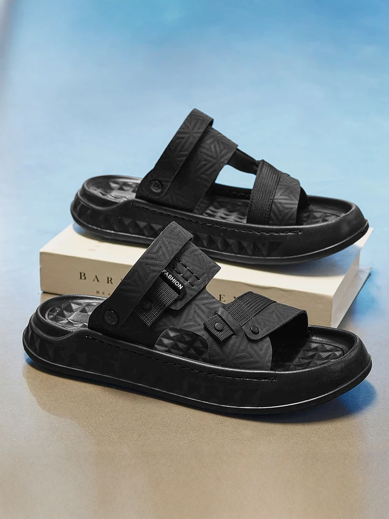 Men's Sandals 2026 Summer New Outdoor Wear Anti-slip Woven Driving Home And Outdoor Beach Slippers Breathable
Men's Sandals 2026 Summer New Outdoor Wear Anti-slip Woven Driving Home And Outdoor Beach Slippers Breathable