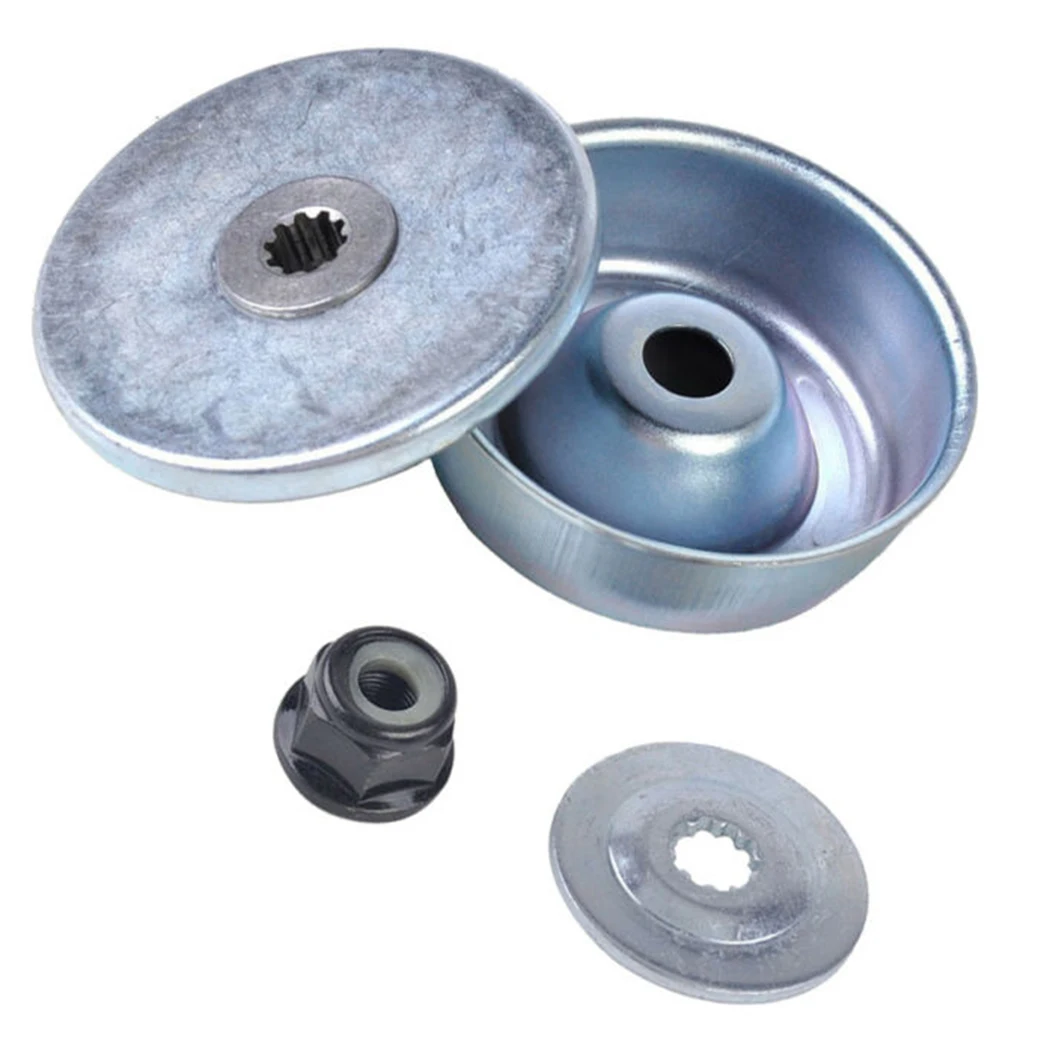 1* Collar Nut+ Rider Plate+Thrust Washer+Thrust Plate Guard Washer 8*8*3cm Metal For Stihl FS120 FS200 FS250 String Trimmers
1* Collar Nut+ Rider Plate+Thrust Washer+Thrust Plate Guard Washer 8*8*3cm Metal For Stihl FS120 FS200 FS250 String Trimmers