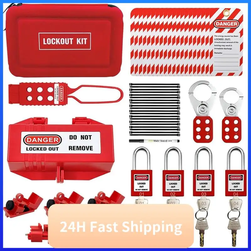 T30C Новый 35 шт. Lotokit, портативный электрический комплект Lockout Tagout для устройств промышленной блокировки, профессиональный комплект навесных замков
T30C Новый 35 шт. Lotokit, портативный электрический комплект Lockout Tagout для устройств промышленной блокировки, профессиональный комплект навесных замков