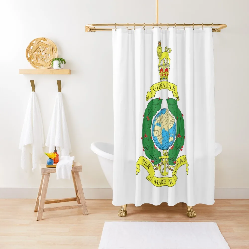 Royal Marines "Per Mare Per Terram" Insignia Shower Curtain Elegant Bathroom Curtain
Royal Marines "Per Mare Per Terram" Insignia Shower Curtain Elegant Bathroom Curtain