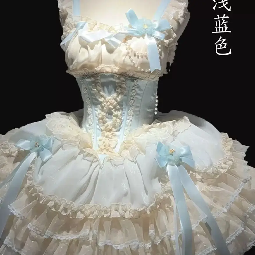 JSK Lolita Elegant Cute Dog Short Ballet Style Lolita Dress Elegant Fish Bone Waist Seal Slim Strap Tutu Dress Evening Dresses
JSK Lolita Elegant Cute Dog Short Ballet Style Lolita Dress Elegant Fish Bone Waist Seal Slim Strap Tutu Dress Evening Dresses