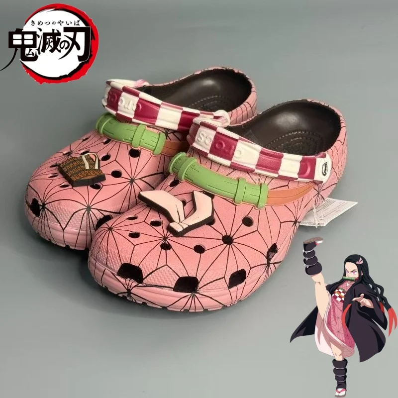 NEW Anime Demon Slayer Nezuko New Cool Creative Cartoon Pattern Casual Fashion Versatile Non-Slip Wear-Resistant Holey Slippers
NEW Anime Demon Slayer Nezuko New Cool Creative Cartoon Pattern Casual Fashion Versatile Non-Slip Wear-Resistant Holey Slippers