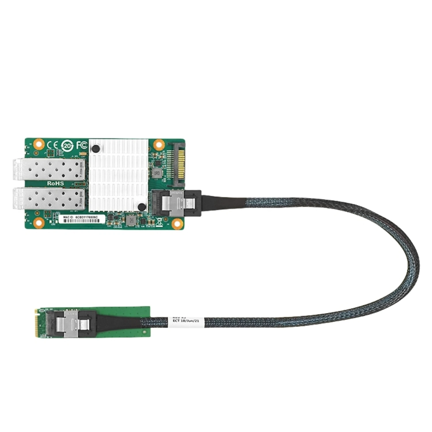 LRES2130PF-2SFP+ 10G Dual-port to SFF-8087/M.2 Ethernet Network Adapter (Mellanox X3 Based)
LRES2130PF-2SFP+ 10G Dual-port to SFF-8087/M.2 Ethernet Network Adapter (Mellanox X3 Based)