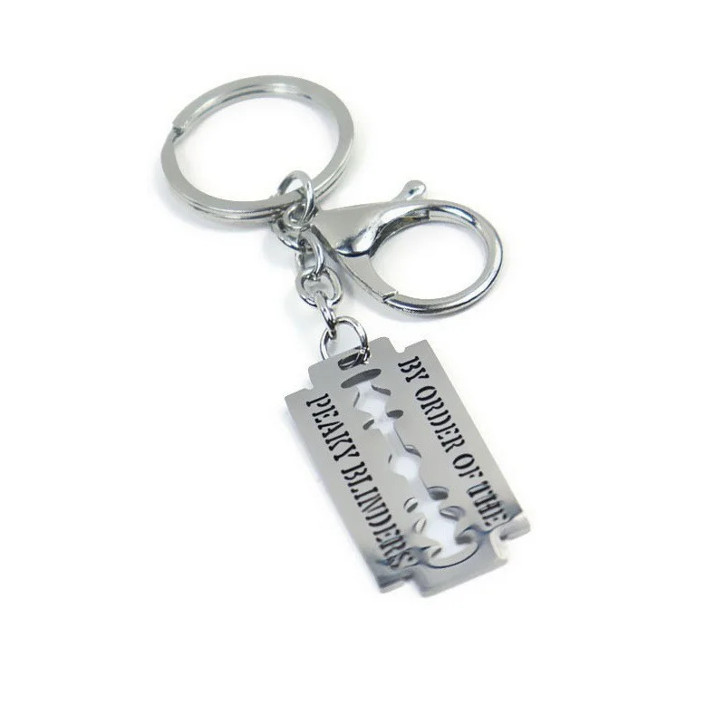 Peaky Blinders Thomas Tommy Shelby Cillian Murphy Cosplay Keychain Blade Alloy Gang Family Keyring Pendant Key Ring Accessories
Peaky Blinders Thomas Tommy Shelby Cillian Murphy Cosplay Keychain Blade Alloy Gang Family Keyring Pendant Key Ring Accessories
