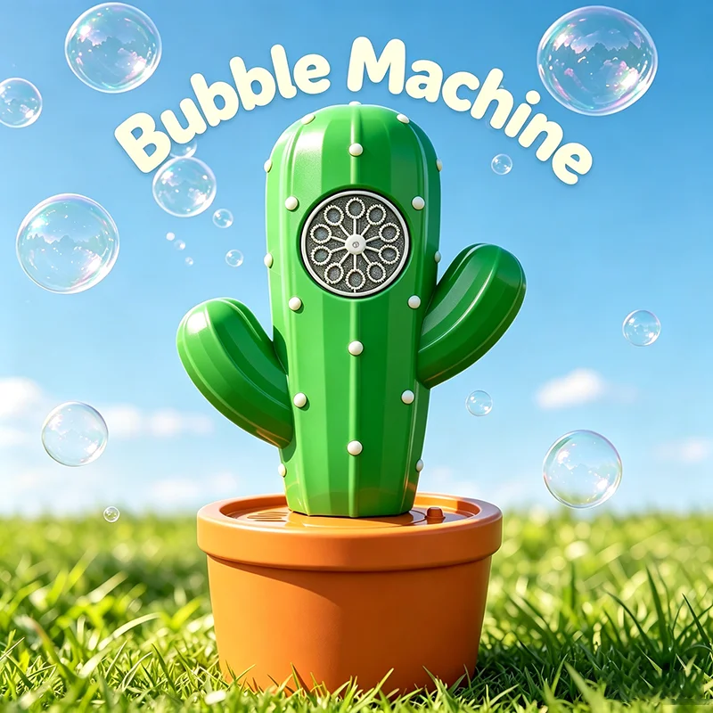 10 Hole Electric Shine Cactus Bubble Machine Outdoor Bubbles Blowing Toys for Kids Birthdays Gifts Wedding Party Toy
10 Hole Electric Shine Cactus Bubble Machine Outdoor Bubbles Blowing Toys for Kids Birthdays Gifts Wedding Party Toy