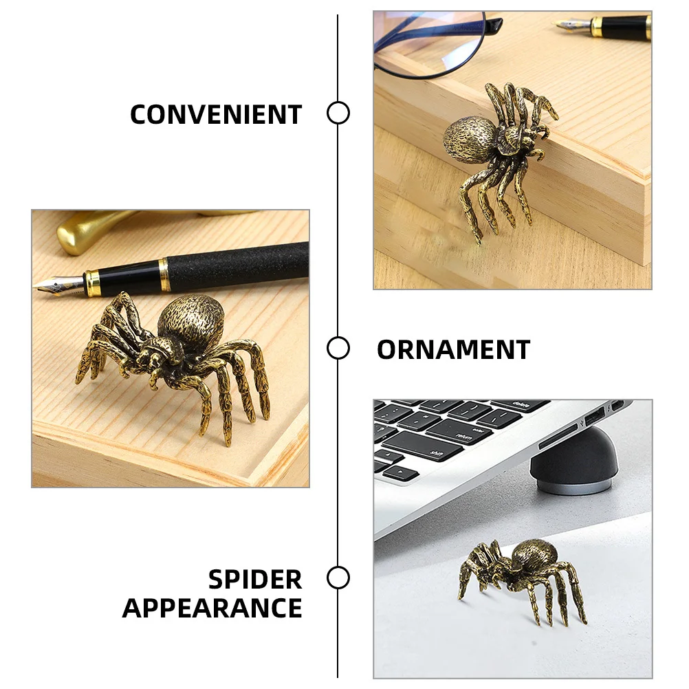 2pcs Brass Spider Creative Desktop Ornament Home Office Decor Metal Spider Sculpture Tea Table Accessory Indoor Decoration Craft
2pcs Brass Spider Creative Desktop Ornament Home Office Decor Metal Spider Sculpture Tea Table Accessory Indoor Decoration Craft
