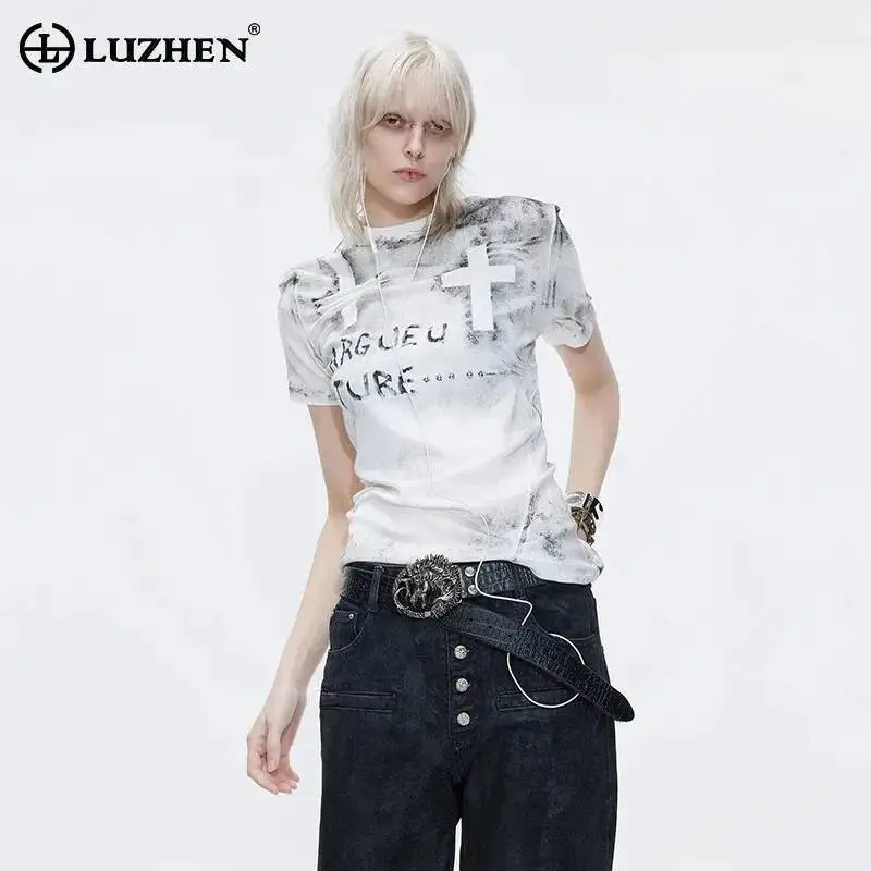 LUZHEN 2026 Summer New Tie-dyed Original Printed Short Sleeve T-shirts Men's Fashion Handsome Round Neck Slim Fit Clothes JY6903
LUZHEN 2026 Summer New Tie-dyed Original Printed Short Sleeve T-shirts Men's Fashion Handsome Round Neck Slim Fit Clothes JY6903