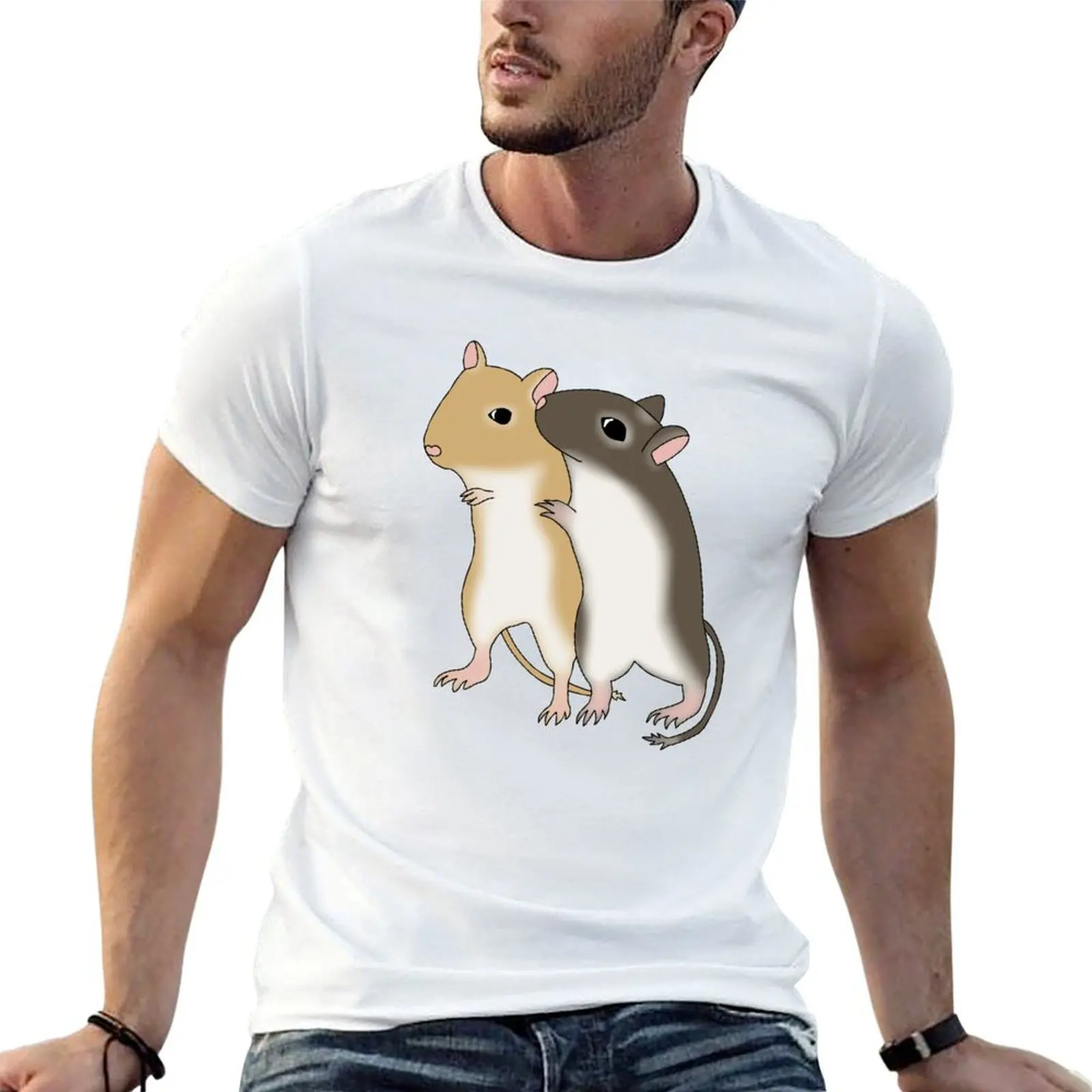 Two Cute hugging gerbils T-Shirt anime t shirts for man t shirts for man pack white T-Shirt
Two Cute hugging gerbils T-Shirt anime t shirts for man t shirts for man pack white T-Shirt
