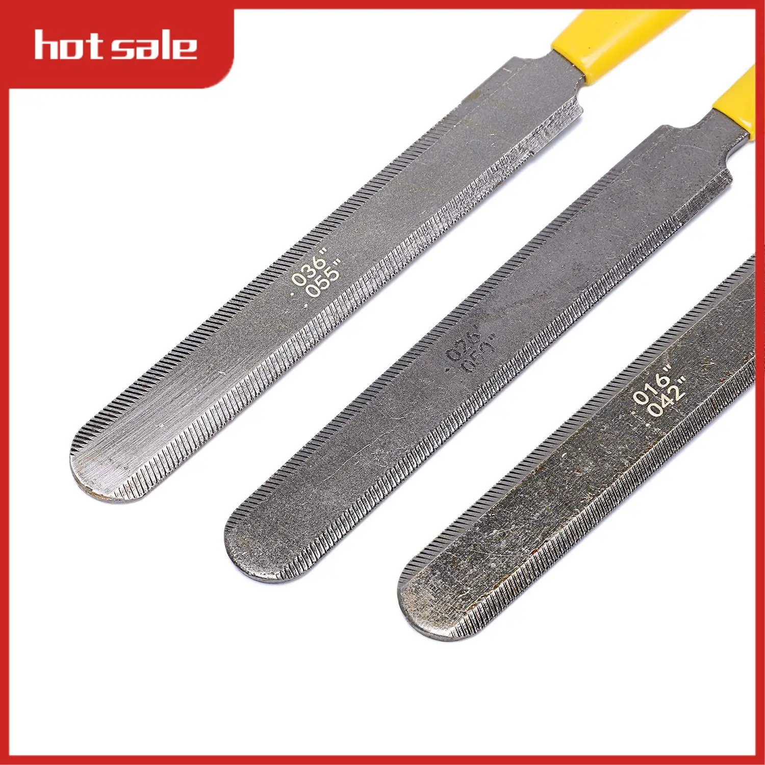 AC22-Carbon Steel Nut File Set, Guitar Double Sided Gauged Nut Slotting File -Set Of 3
AC22-Carbon Steel Nut File Set, Guitar Double Sided Gauged Nut Slotting File -Set Of 3