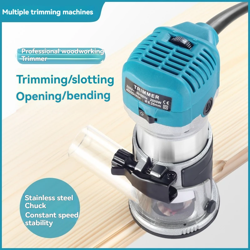 220V 2000W Electric Trimmer router Woodworking Wood Milling Engraving Slotting Trimming Machine Hand Carving Route
220V 2000W Electric Trimmer router Woodworking Wood Milling Engraving Slotting Trimming Machine Hand Carving Route