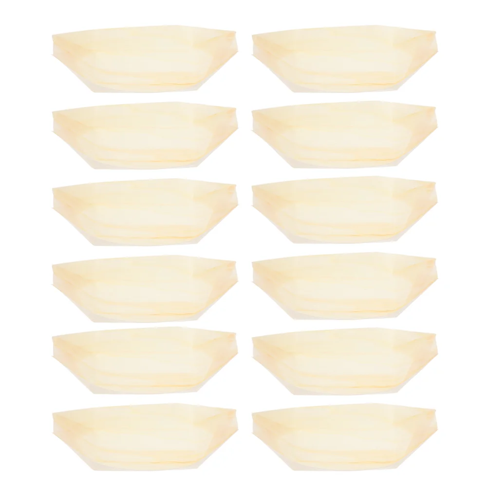 50 Pcs Sushi Boat Shaped Lunch Box Wood Tray Serving Dish Disposable Disk Snack Appetizer Plates
50 Pcs Sushi Boat Shaped Lunch Box Wood Tray Serving Dish Disposable Disk Snack Appetizer Plates