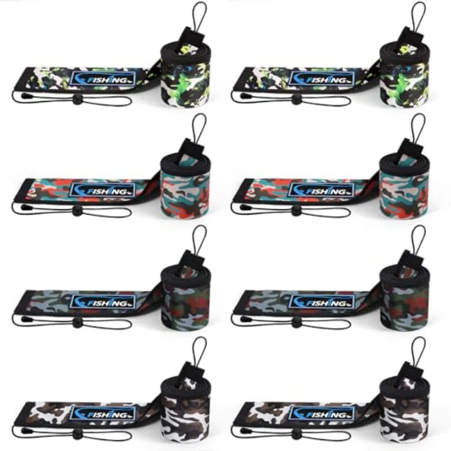 Neoprene Fishing Rod Sleeves for Casting Spinning Trolling Pole - Protective Cover Rod Sock with Hanging Loop and Lanyard- Floa
Neoprene Fishing Rod Sleeves for Casting Spinning Trolling Pole - Protective Cover Rod Sock with Hanging Loop and Lanyard- Floa