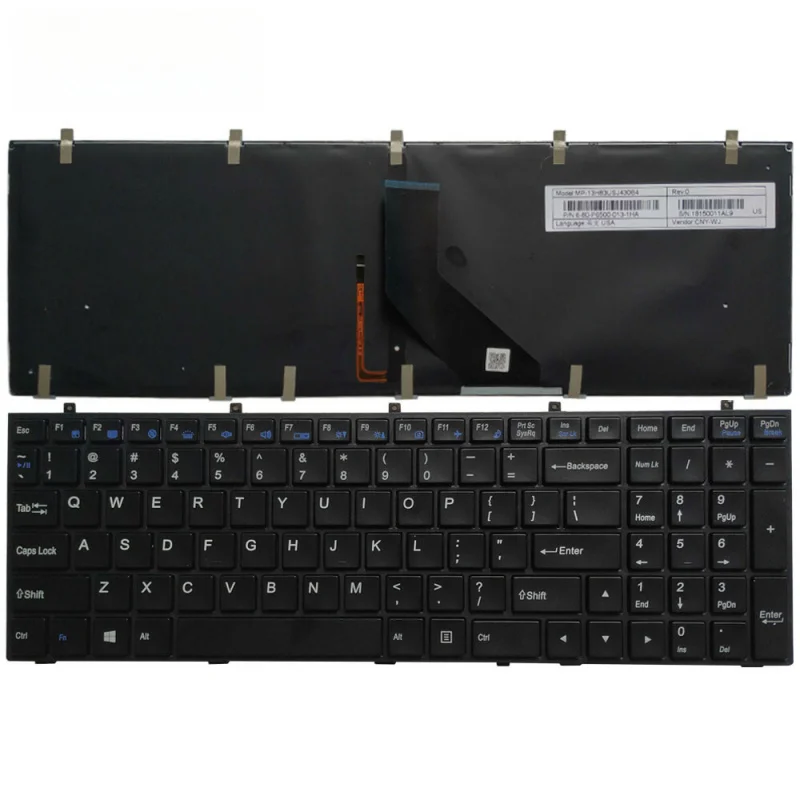 Z New for Clevo W370 W370ST W370ET W370SS W370SK W370STQ US keyboard backlit frame
Z New for Clevo W370 W370ST W370ET W370SS W370SK W370STQ US keyboard backlit frame