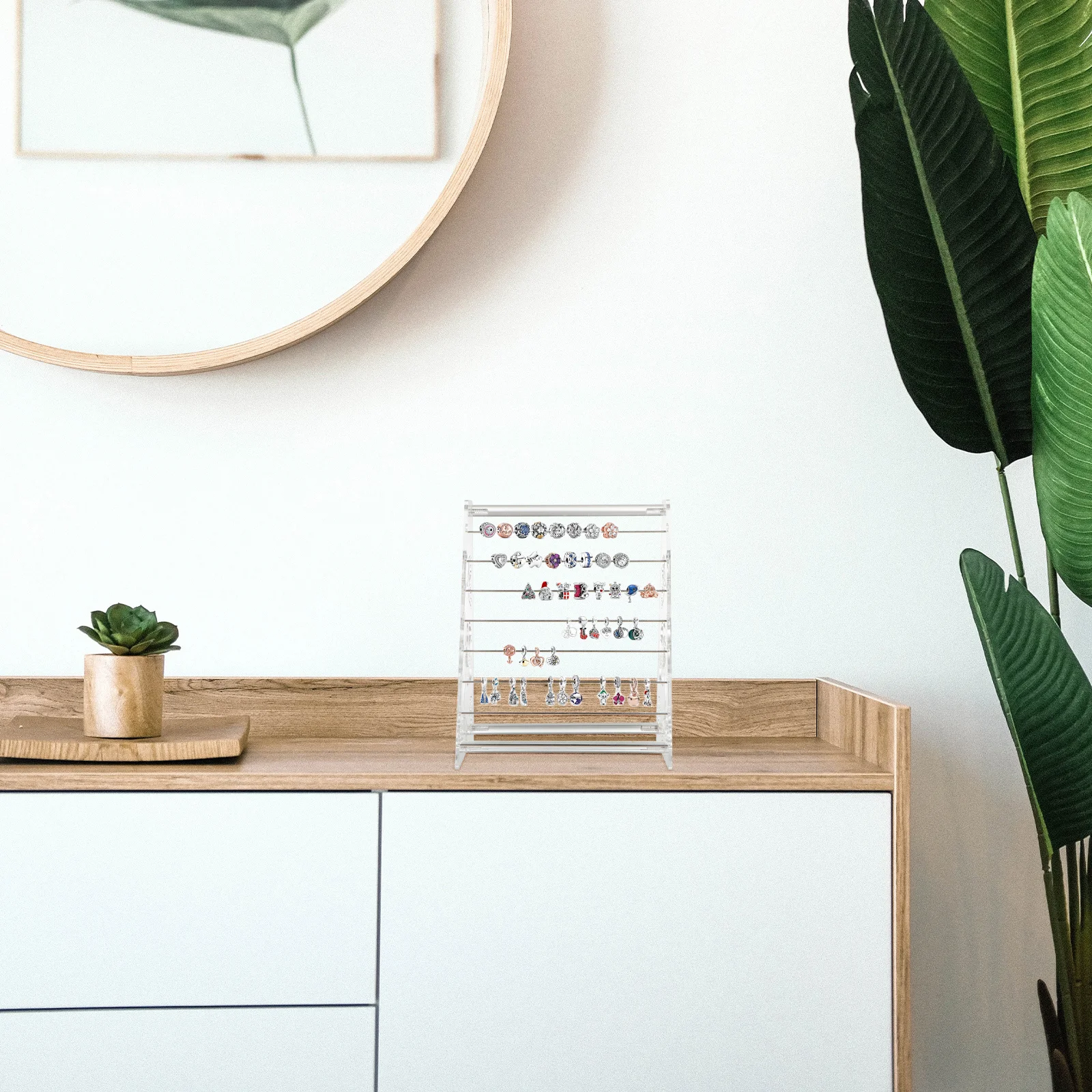 1 шт., акриловая стойка для ювелирных изделий, органайзер, 8 ярусов, прозрачная подставка, браслет, подвески, держатель для бусин, акриловая подставка для дисплея
1 шт., акриловая стойка для ювелирных изделий, органайзер, 8 ярусов, прозрачная подставка, браслет, подвески, держатель для бусин, акриловая подставка для дисплея