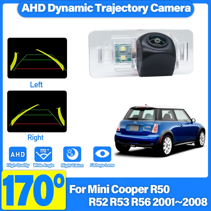 Беспроводная камера заднего вида AHD HD «рыбий глаз» с ночным видением для Mini Cooper R50 R52 R53 R56 2001~2008
Беспроводная камера заднего вида AHD HD «рыбий глаз» с ночным видением для Mini Cooper R50 R52 R53 R56 2001~2008