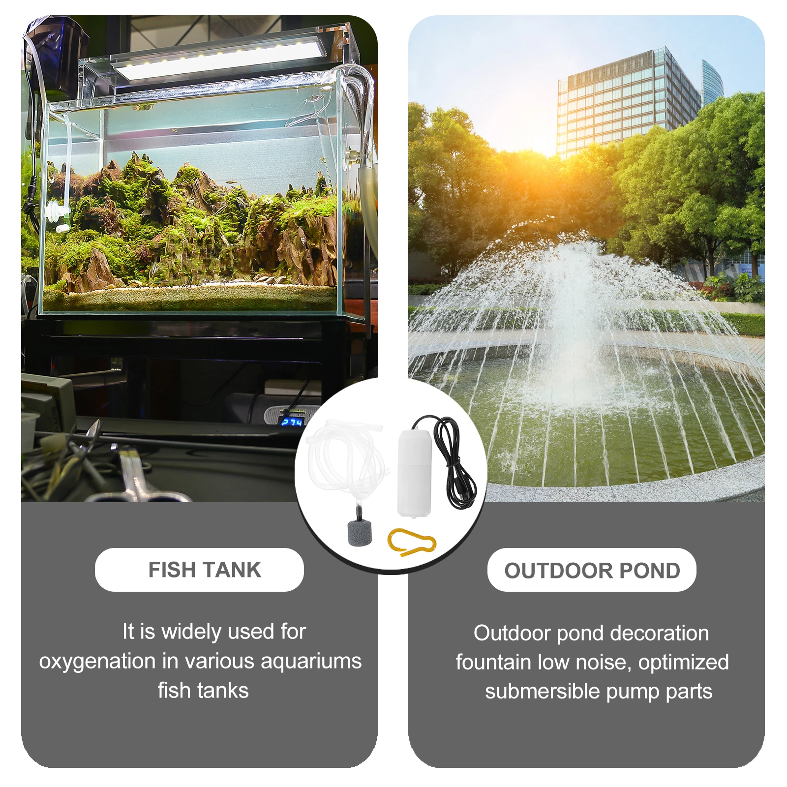 USB Oxygen Pump Small Size White Silent Perfect for Fish Tank Aquarium Bubbler Mini Air Pump with Air Tube Stone Home for Fish
USB Oxygen Pump Small Size White Silent Perfect for Fish Tank Aquarium Bubbler Mini Air Pump with Air Tube Stone Home for Fish
