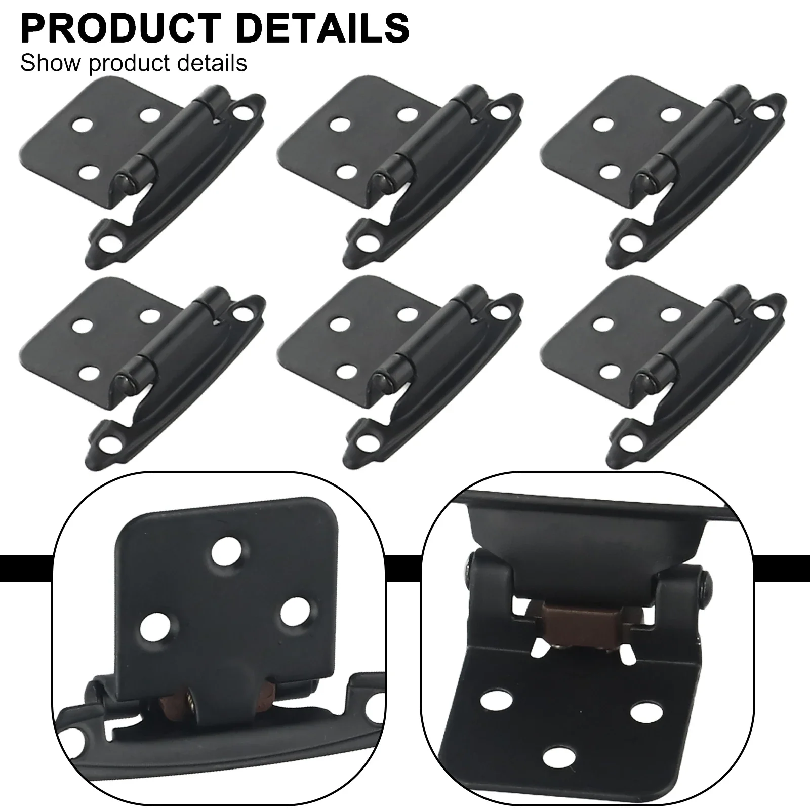 New 10pcs Self Closing Overlay Flush Cabinet Hinge Heavy Duty Door Cupboard Hinges For Household Decor Hardware
New 10pcs Self Closing Overlay Flush Cabinet Hinge Heavy Duty Door Cupboard Hinges For Household Decor Hardware