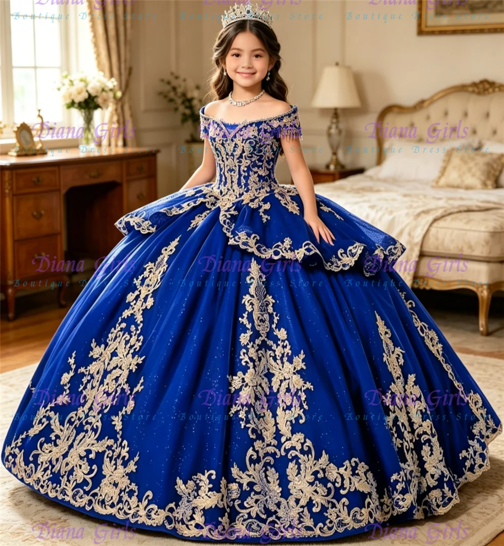 New Gorgeous Flower Girl Dress Blue Tulle Fluffy with Quality Applique for Wedding Birthday Party Birthday Evening Ball Gowns
New Gorgeous Flower Girl Dress Blue Tulle Fluffy with Quality Applique for Wedding Birthday Party Birthday Evening Ball Gowns
