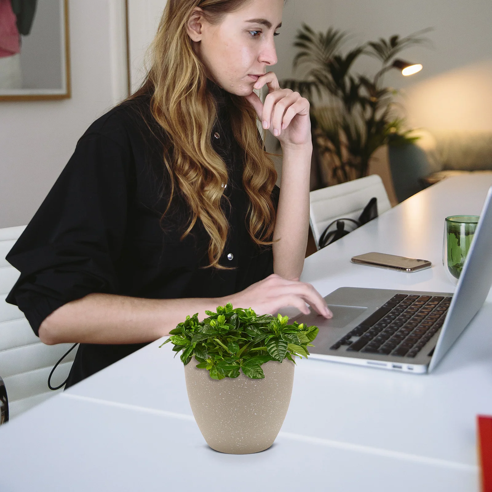 Imitation Stone Resin Flower Pot Succulent Planter Container For Indoor Outdoor Garden Decor Frost Uv Resistant Household
Imitation Stone Resin Flower Pot Succulent Planter Container For Indoor Outdoor Garden Decor Frost Uv Resistant Household