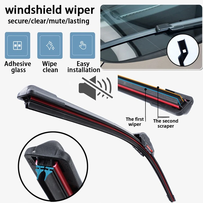 Новая щетка стеклоочистителя с двойной резиновой полосой, универсальная автомобильная щетка стеклоочистителя без костей, многофункциональная бесшумная щетка стеклоочистителя высокой четкости
Новая щетка стеклоочистителя с двойной резиновой полосой, универсальная автомобильная щетка стеклоочистителя без костей, многофункциональная бесшумная щетка стеклоочистителя высокой четкости