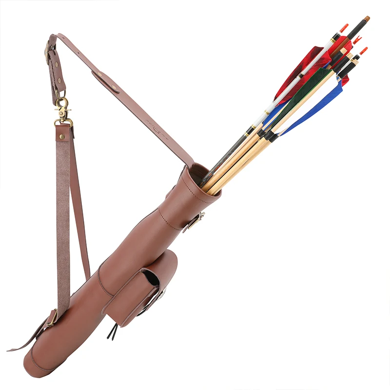 Archery Bow And Arrow Equipment Real Leather Arrow Quiver Arrow Holder Shooting And Hunting Accessories
Archery Bow And Arrow Equipment Real Leather Arrow Quiver Arrow Holder Shooting And Hunting Accessories