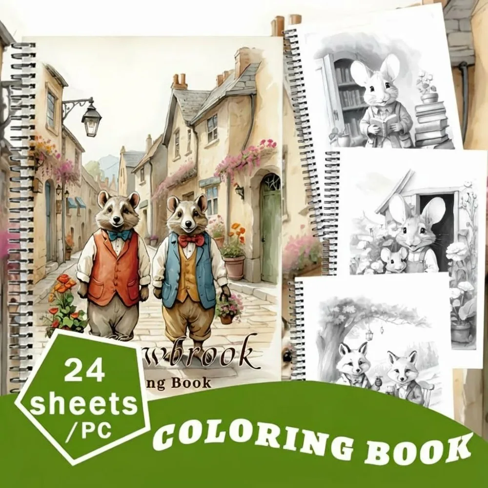 Country Animals Adult Coloring Book 24 Pages Cute Farm Animal Scenes Stress Relief Relaxation Creative Gift
Country Animals Adult Coloring Book 24 Pages Cute Farm Animal Scenes Stress Relief Relaxation Creative Gift
