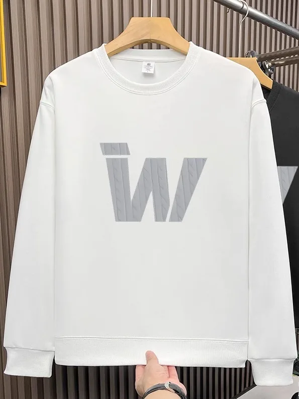 Мужской свитшот с круглым вырезом, на флисовой подкладке, с утолщенным буквенным принтом, в американском стиле, с длинными рукавами, модный, осенне-зимний топ
Мужской свитшот с круглым вырезом, на флисовой подкладке, с утолщенным буквенным принтом, в американском стиле, с длинными рукавами, модный, осенне-зимний топ