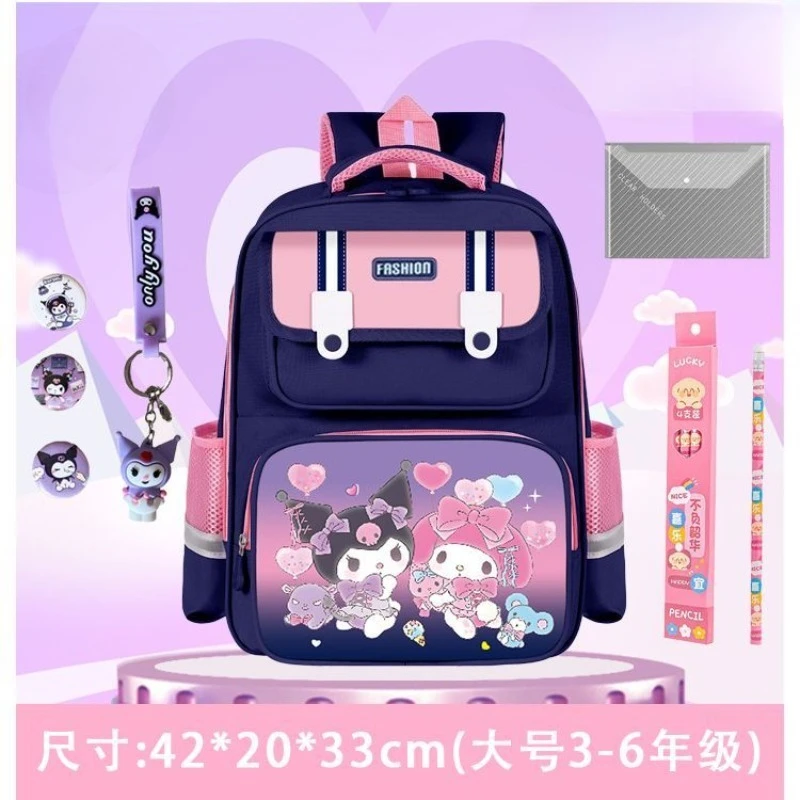 Kawaii Kuromi My Melody Sanrio Cute Cartoon Large Capacity Schoolbag Students Children Waterproo Backpack Birthday Gift for Kids
Kawaii Kuromi My Melody Sanrio Cute Cartoon Large Capacity Schoolbag Students Children Waterproo Backpack Birthday Gift for Kids