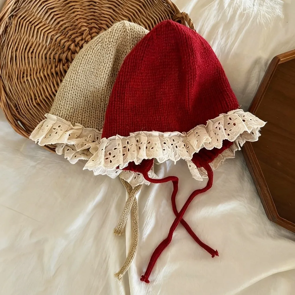 Korean Style Ruffle Lace Winter Hat Soft Warm Children Hat Princess Style Knitted Wool Hat for Boys and Girls
Korean Style Ruffle Lace Winter Hat Soft Warm Children Hat Princess Style Knitted Wool Hat for Boys and Girls